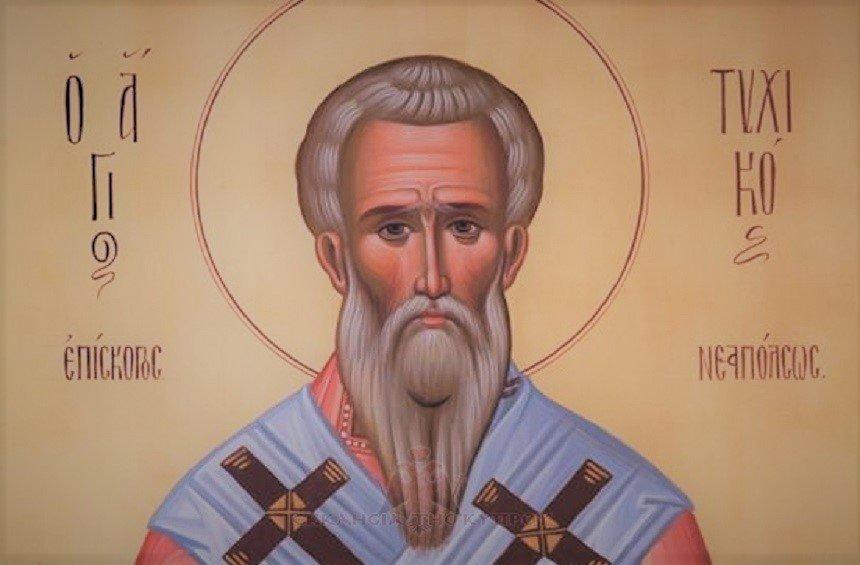 Άγιος Τυχίκος, Πρώτος Επίσκοπος Νεάπολις