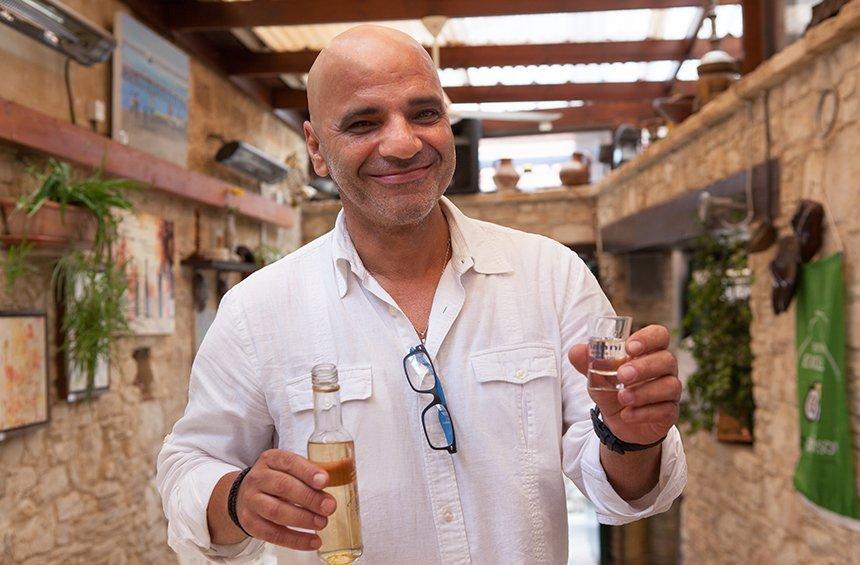 Stavros talks about the old stable he turned into a famous tavern in Omodos village!