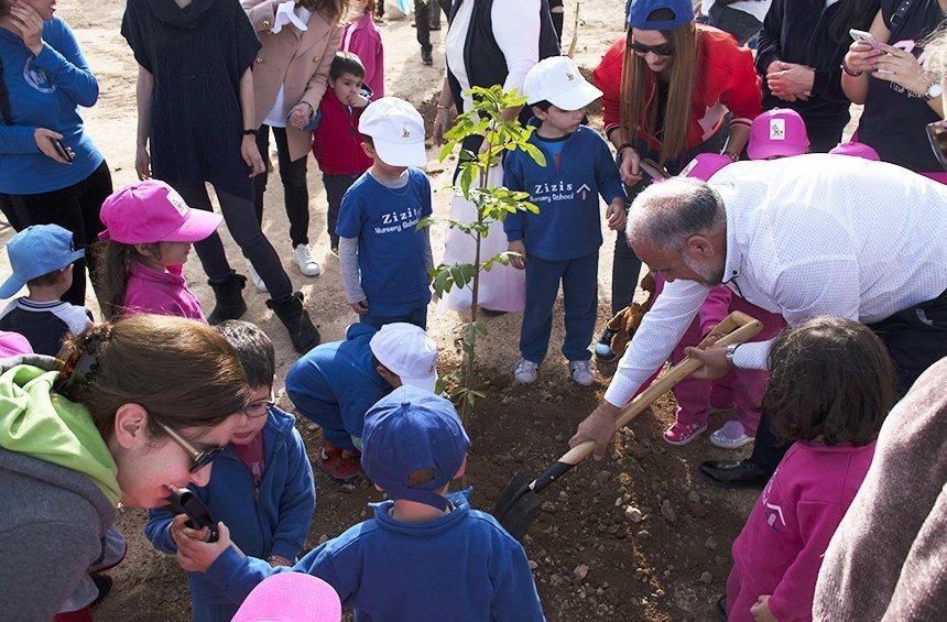 Limassol hosted the largest tree plantation ever in Cyprus!