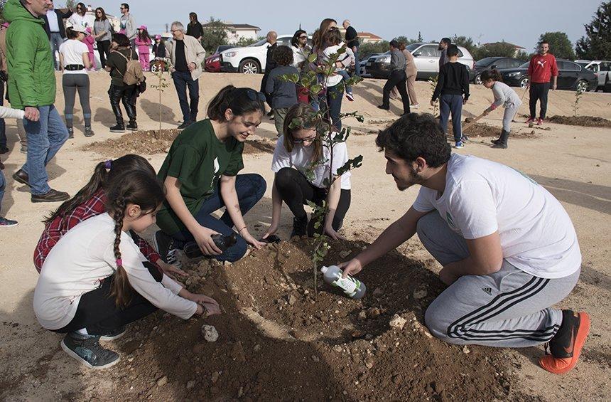 Limassol hosted the largest tree plantation ever in Cyprus!