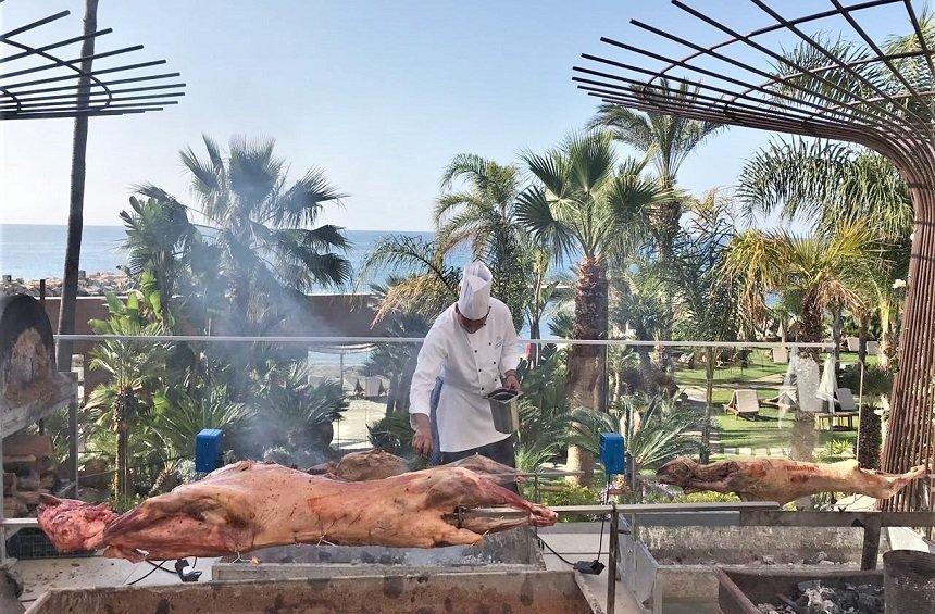 Traditional roast lamb: Easter with a seaview at Limassol's coast!