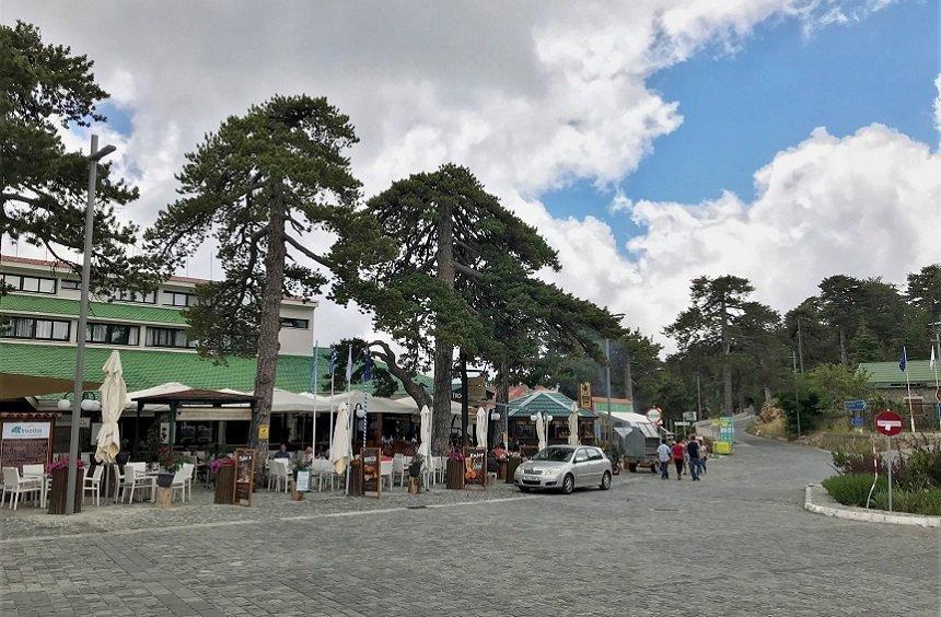 Troodos Hotel: Traditional barbecue in the mountains, in the heart of the pine forest!