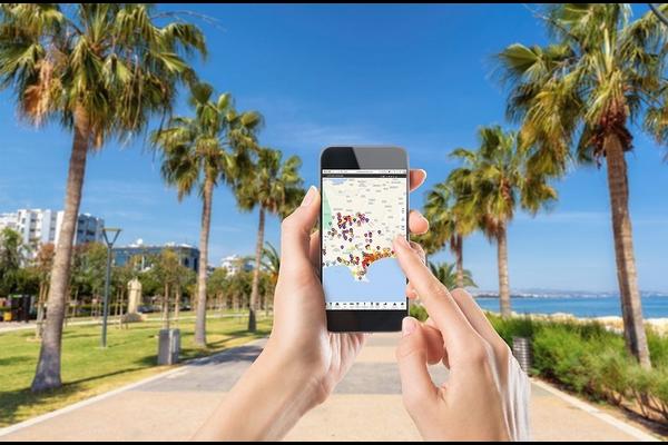 An interactive map leads the way to everything that is worth knowing in Limassol!