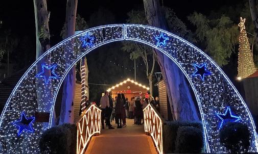 PHOTOS + VIDEO: An amazing, festive setting in the Christmas park of Yermasoyia!