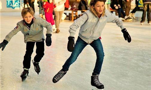 Ice skating offer 1+1 for all at the Limassol Old Port!