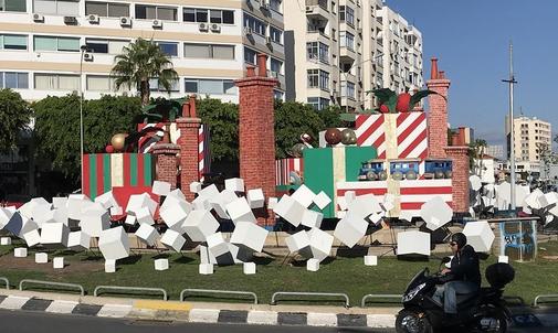 The designer of Agios Nicolaos roundabout decoration, elaborates on what you' ve seen...