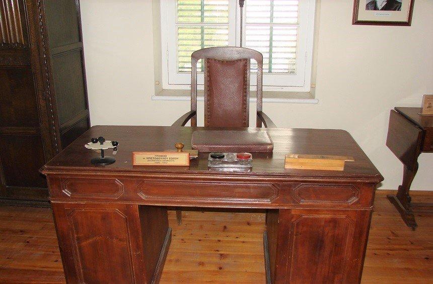 Το γραφείο του Χριστόδουλου Σώζου όπως είναι σήμερα στο Παττίχειο Δημοτικό Μουσείο – Ιστορικό Αρχείο – Κέντρο Μελετών Λεμεσού