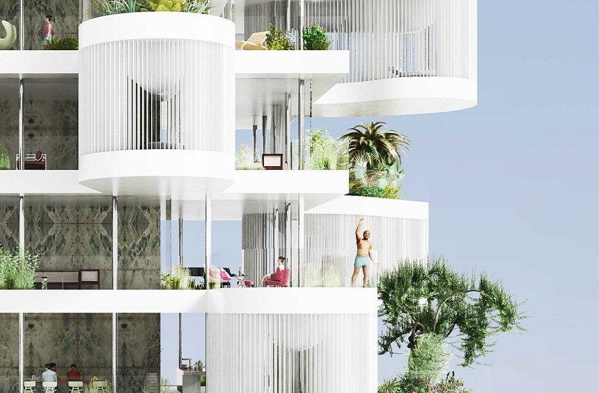 Clelia Tower: Ένα κτίριο με εναέριους κήπους, μια μοντέρνα πρόταση για τη Λεμεσό!