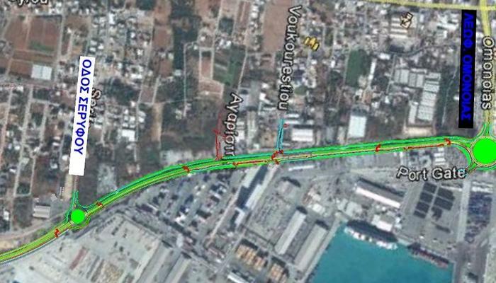 New roundabouts and a bicycle lane of almost 2.5 km in the Western Limassol