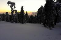 VIDEO: The full moon rose in a purple sky at the snowy Troodos