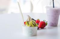 The new organic ice-cream with stevia in Limassol is twice a delight!