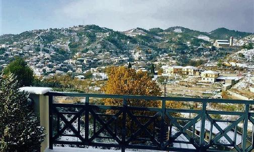 White magic in Kyperounta just before Christmas!