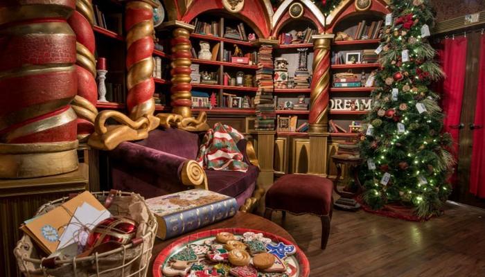 Santa lets us sneak into his workshop in Limassol a few days before Christmas