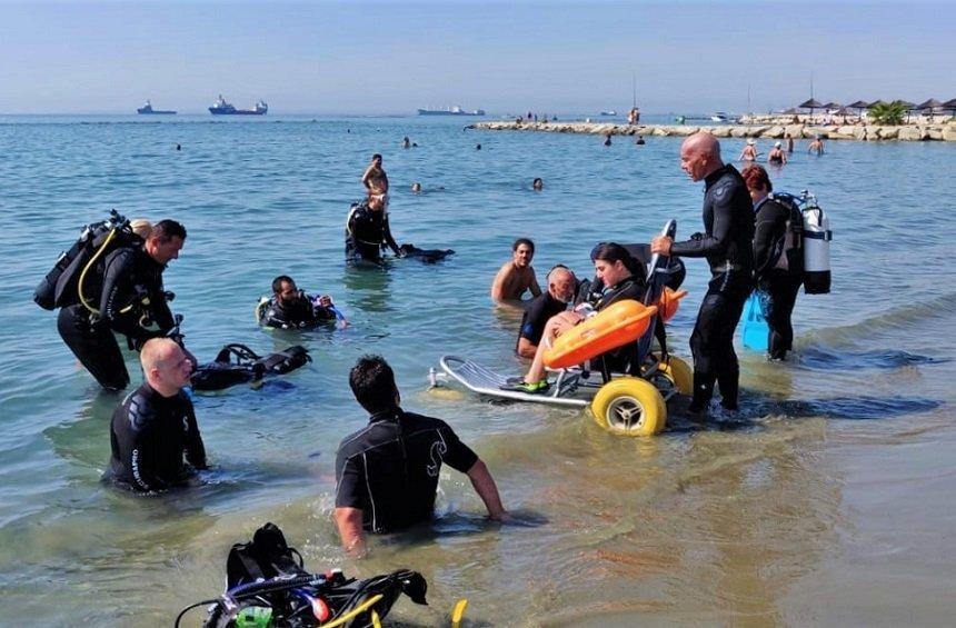 People with disabilities explore the underwater magic of the Limassol sea!