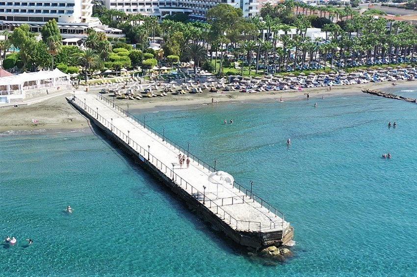 PHOTOS: The beach with the romantic pier, just outside the city of Limassol!