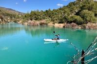 PHOTOS: Indeed, they went for a trip on the snowy Troodos with a canoe!