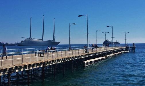 PHOTOS: A one-of-its-kind, 143-meter long, gigantic vessel in Limassol!