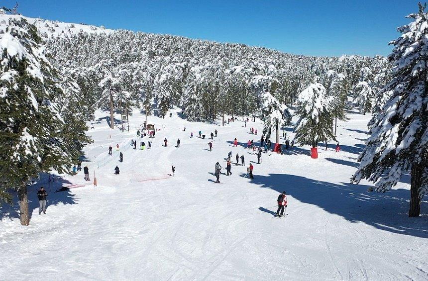 Skiing in Troodos