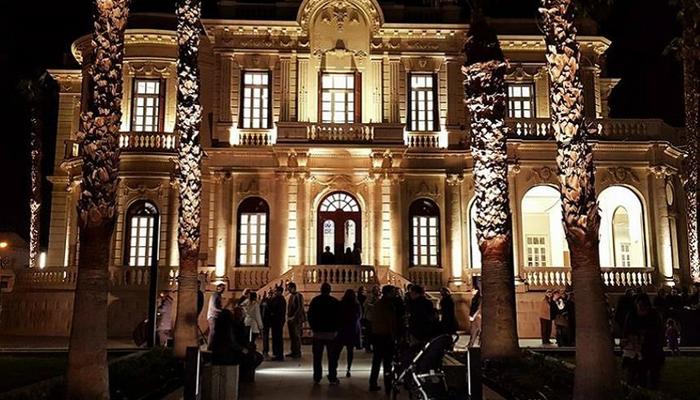 PHOTOS: The majestic Limassol Library is now dressed in light!