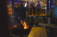 PHOTOS: Evenings around the fire pit, at a Limassol's favorite beach bar!