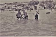 PHOTOS: People and goats used to bathe side by side at a popular beach in Limassol!