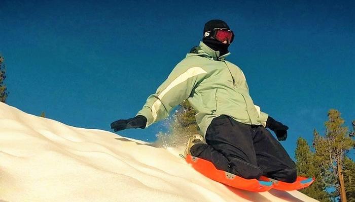 VIDEO: This is the new craze for sliding on the snow!