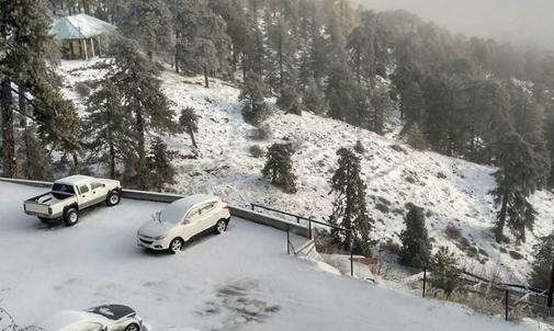 PHOTOS: The first images of a Troodos ready for white Christmas!