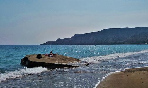 This beach in Limassol is one of the greatest temptations you will come across!
