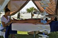 In Limassol, you can enjoy relaxing, reflexology massage, by the sea!