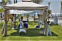 In Limassol, you can enjoy relaxing, reflexology massage, by the sea!