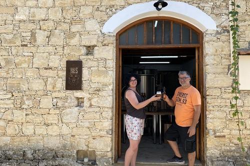 Bes Beer: Kyriakos has set up a small brewery with delightful flavors, in his village!