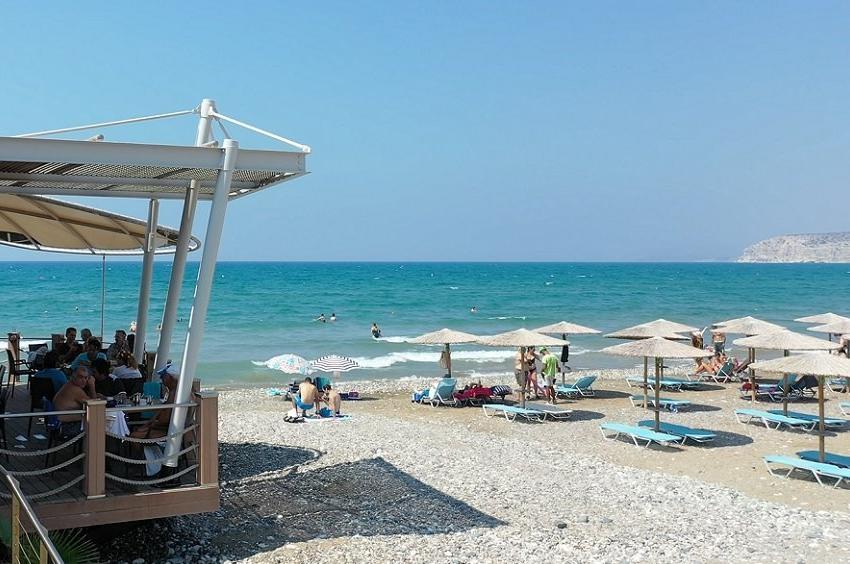 PHOTOS + VIDEO: A beach that became an all-day recreational destination in the west of Limassol!