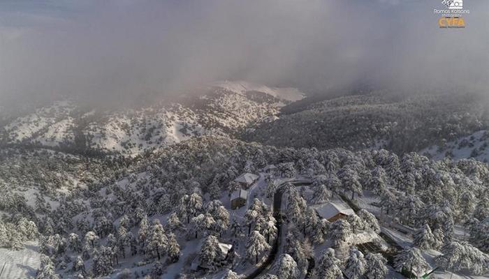 Right after white Christmas in Troodos, we are heading to a white New Year!