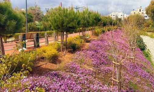 Limassol’s great park takes you straight from one side of the city to the other!