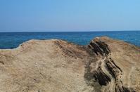 Nudist beach at Pissouri