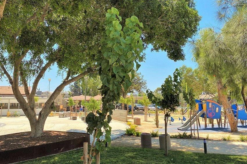 PHOTOS: A forgotten park westside of Limassol, was transformed into a beautiful square!