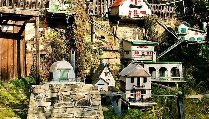 A magic village... for dwarfs at the Limassol mountains!