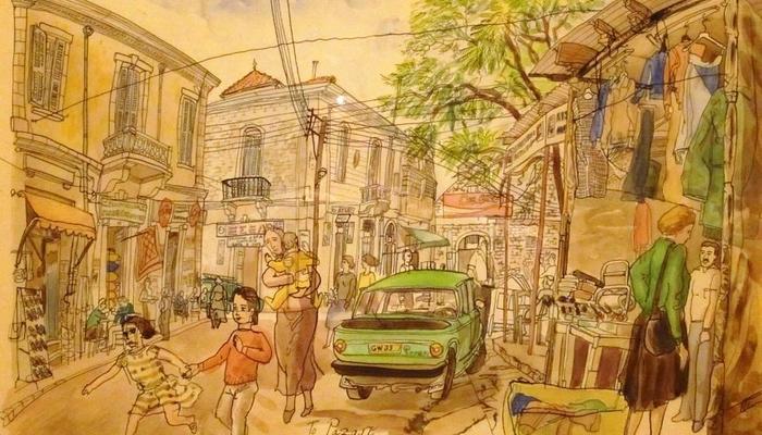 This is how Spyros Demetriades sees the old Limassol streets