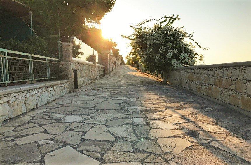 A walkway in Limassol that is straight out of a fairy tale!