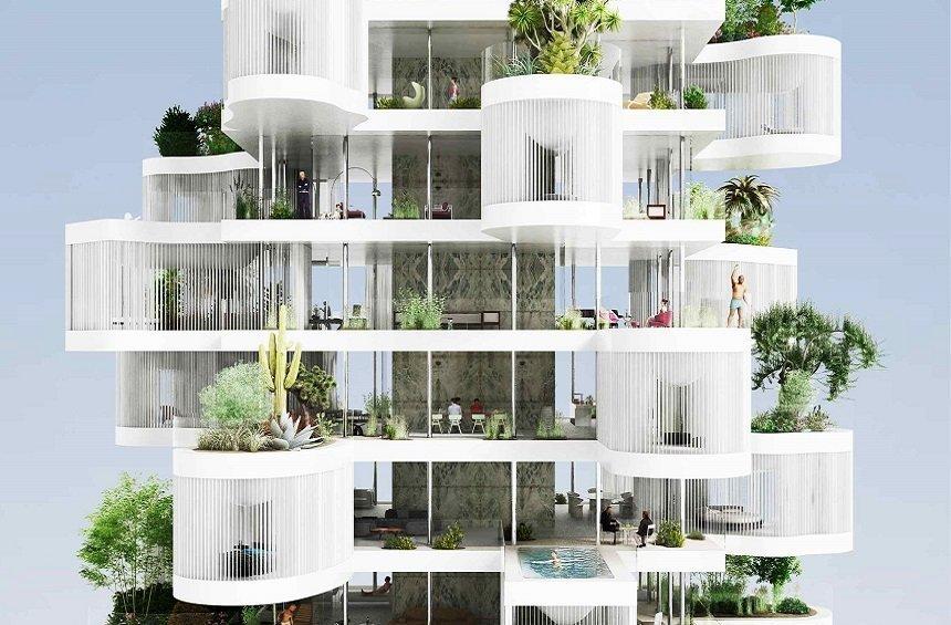 Clelia Tower: A building with 'hanging' gardens, a modern proposal for Limassol!