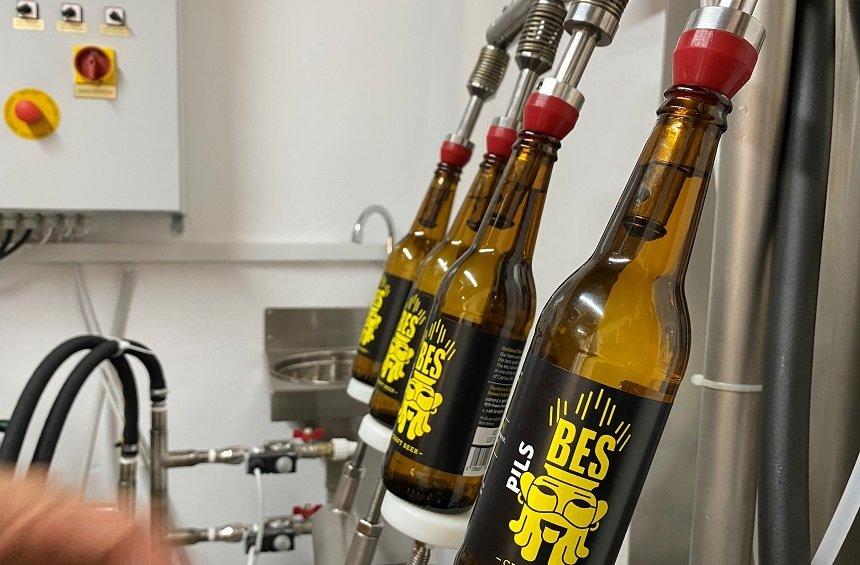 Bes Beer: Kyriakos has set up a small brewery  in his village, with delightful flavors!