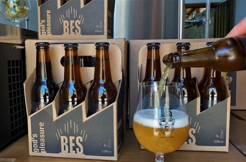 Bes Beer: Kyriakos has set up a small brewery  in his village, with delightful flavors!