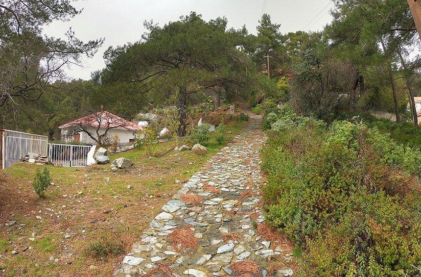 A walk among the Platres mansions