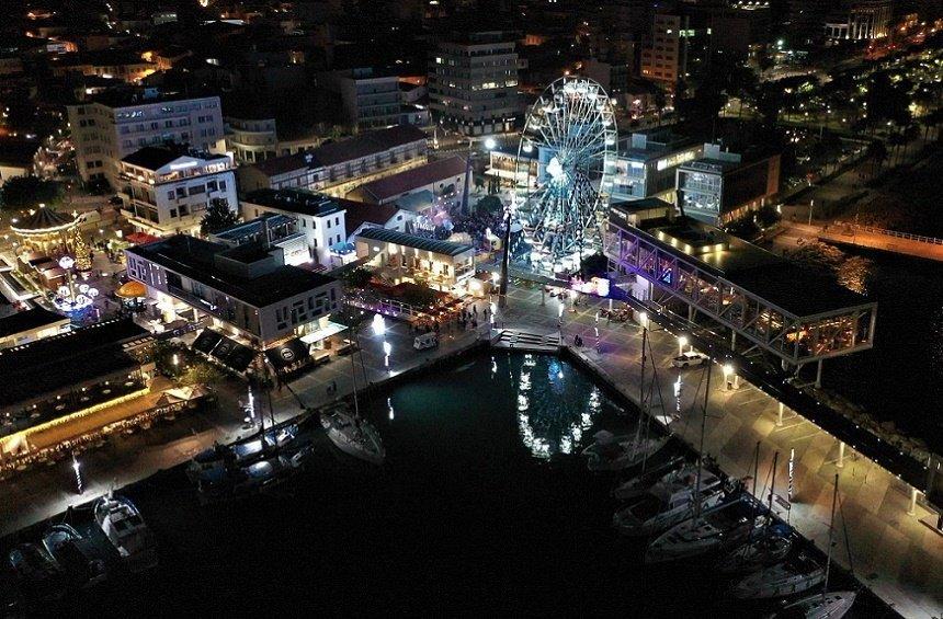 PHOTOS + VIDEO: The bright, sparkly setting at the Old Port marks the start of Christmas in Limassol!