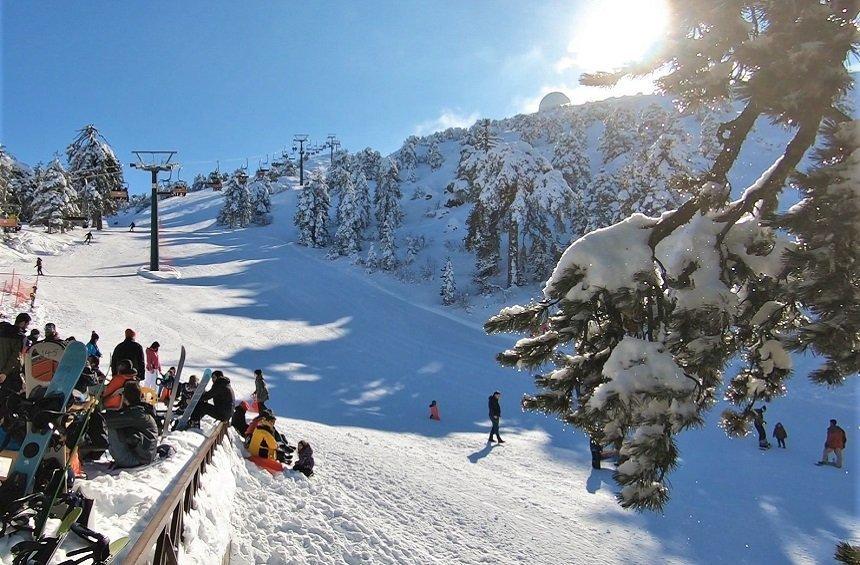 Skiing in Troodos