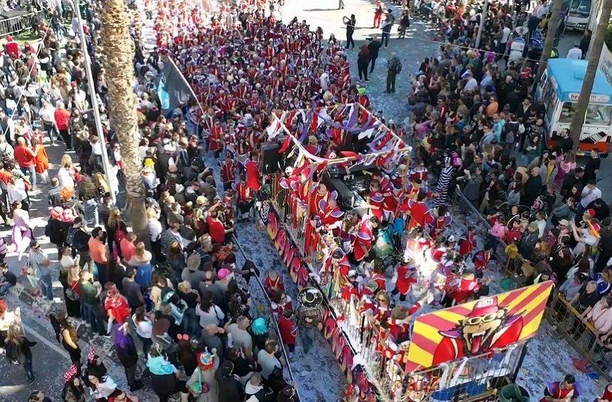 The Grand Parade of the 2020 Limassol Carnival