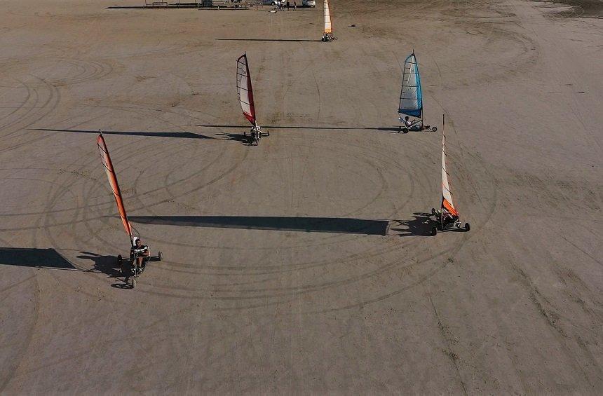 Blokart: The unique experience of 'sailing' on land, in Limassol Akrotiri area!