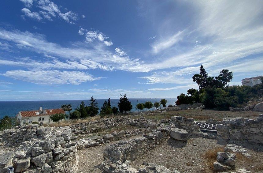 The ruins of the old monastery.