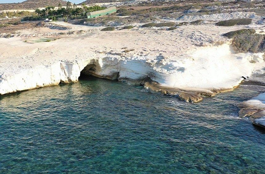 Agios Georgios Alamanou sea caves