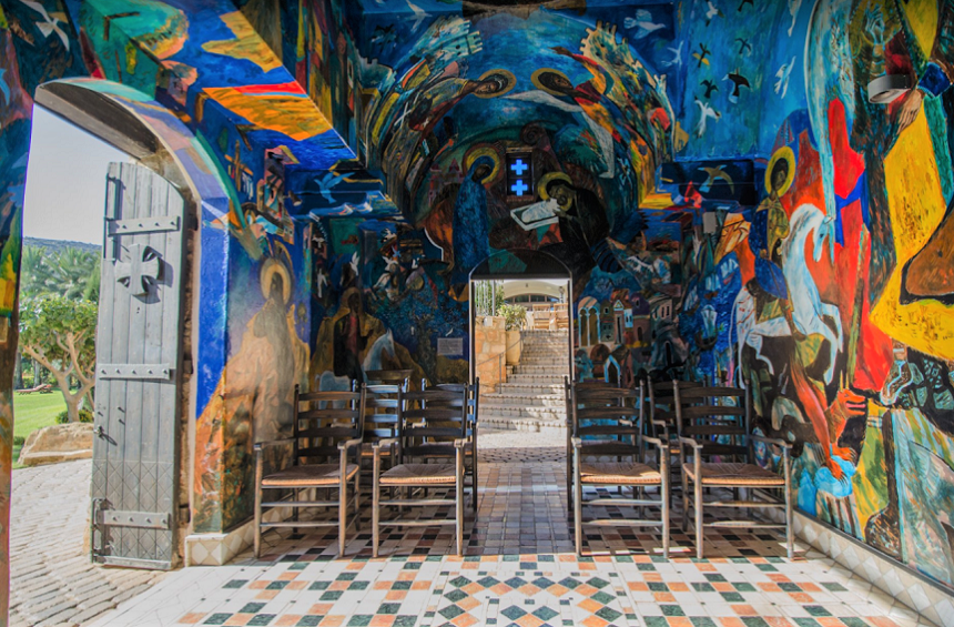 The story behind the colorful All Saints chapel in Pissouri!